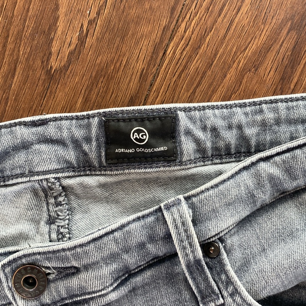 Size 32 AG Adriano Goldschmied Prima Ankle Grey Jeans - Picture 2 of 6
